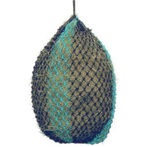 Deluxe Polypropylene Hay Net Navy/Aqua