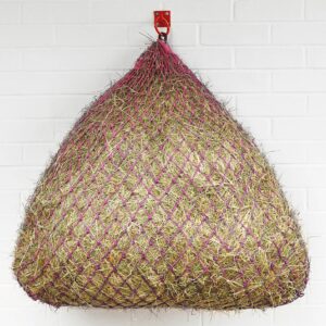 Square Bottom Slow Feeder Hay Net Blue