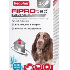 Beaphar FIPROtec COMBO Med Dog 3 pip x6