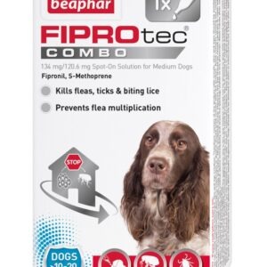 Beaphar FIPROtec COMBO Med Dog 1 pip x6