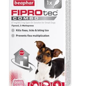 Beaphar FIPROtec COMBO Sml Dog 1 pip x6