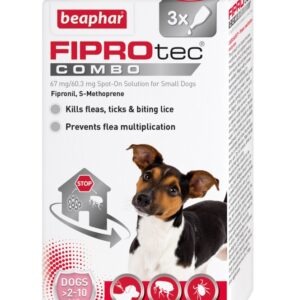 Beaphar FIPROtec COMBO Sml Dog 3 pip x6