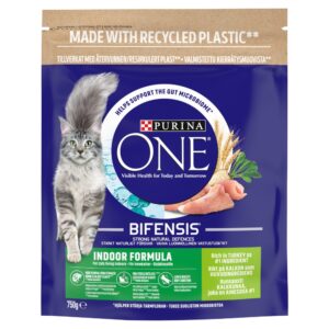 (Discontinued) Purina One Adult Indoor Cat Trky 4x750g