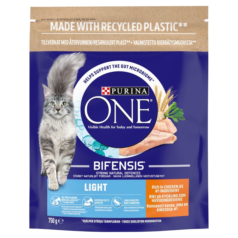 (Discontinued) Purina One Adult Light Cat Chick 4x750g