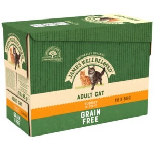 JW Cat Adult Turkey GF Grvy Pch 4x12x85g