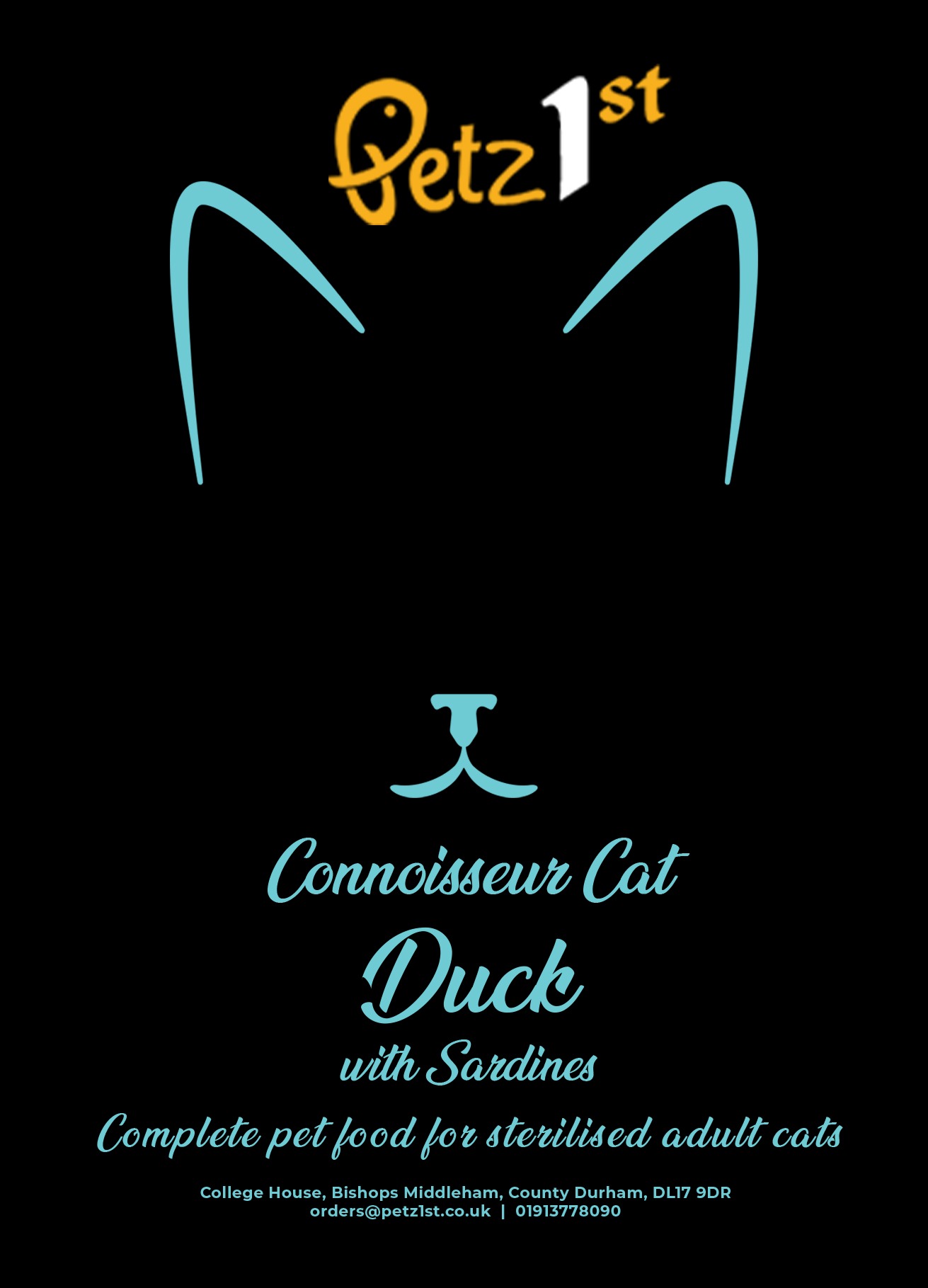 Connoisseur Grain Free Sterilised Adult Cat Food - Duck with Sardines