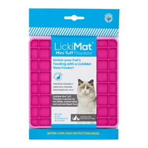 LickiMat Mini Tuff Playdate Treat Mat for Cats