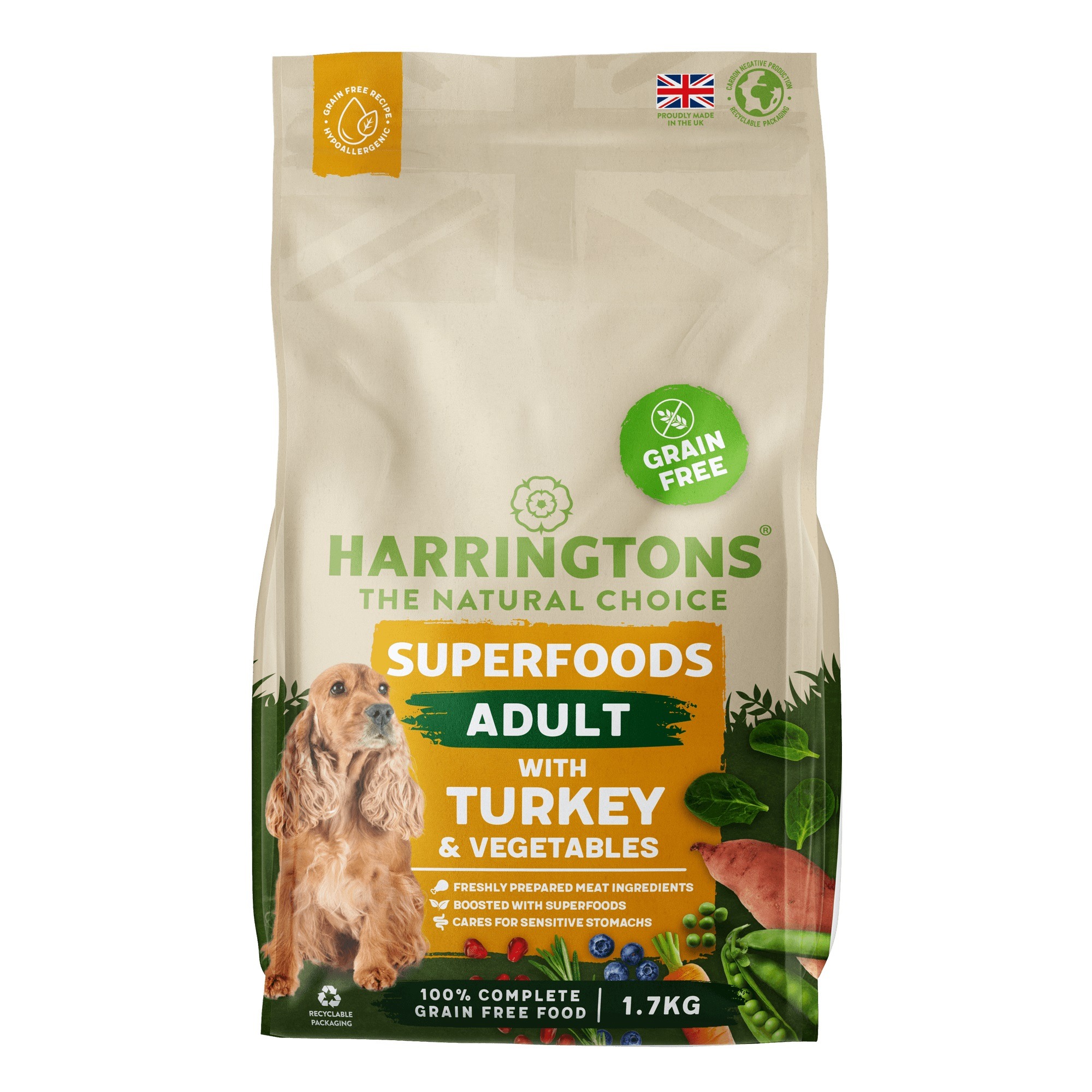 Harringtons Dog GF Superfood Trk 4x1.7kg