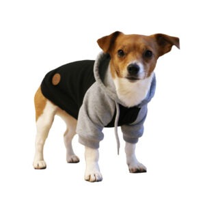 Ancol Muddy P Hoodie Blk/Gry Jumper XS
