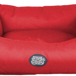 Snug&Cosy Pescara Red Rectangle Bed 21 i