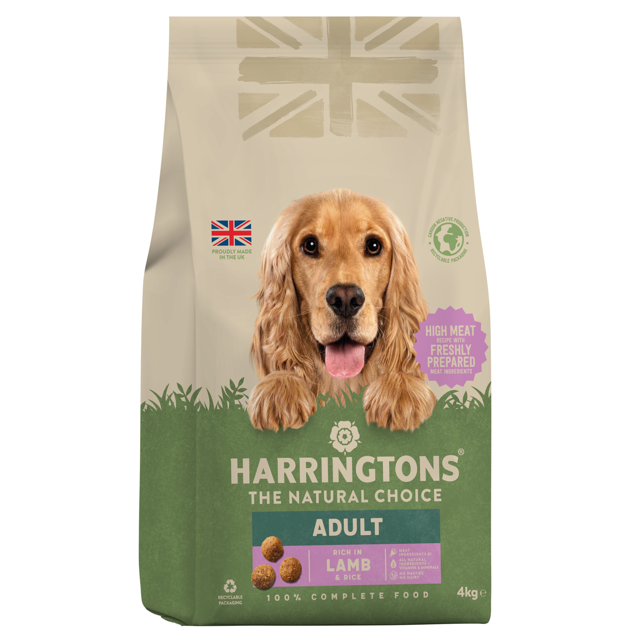 Harringtons Dog Lamb & Rice 3x4kg