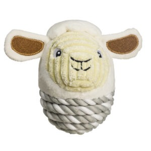 HOP Sheep Rope Ball Dog Toy