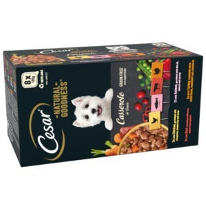(Discontinued) Cesar Tray Nat Good Cas Mix G 3x8x100g