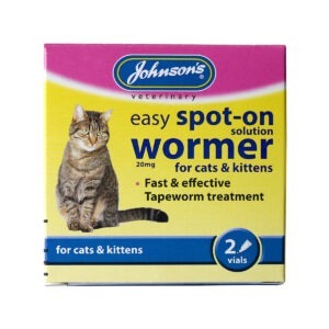 JVP Cat Kit Spot-On Wormer 2pip x6