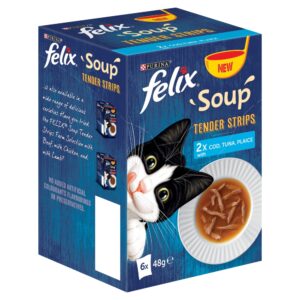 (Discontinued) Felix Pch Soup Strip Fish Select 8x6x48g