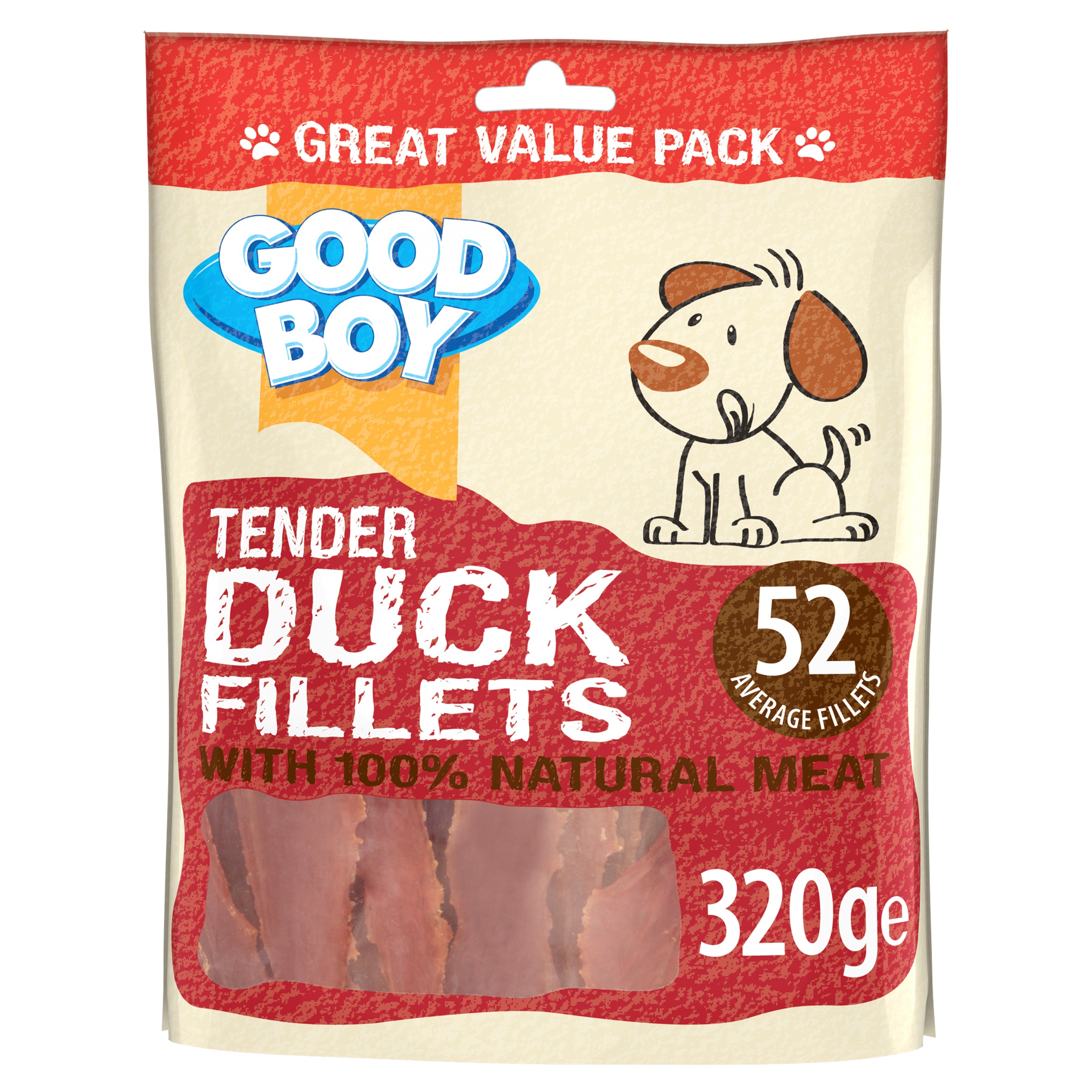 Good Boy Tender Duck Fillets 5x320g