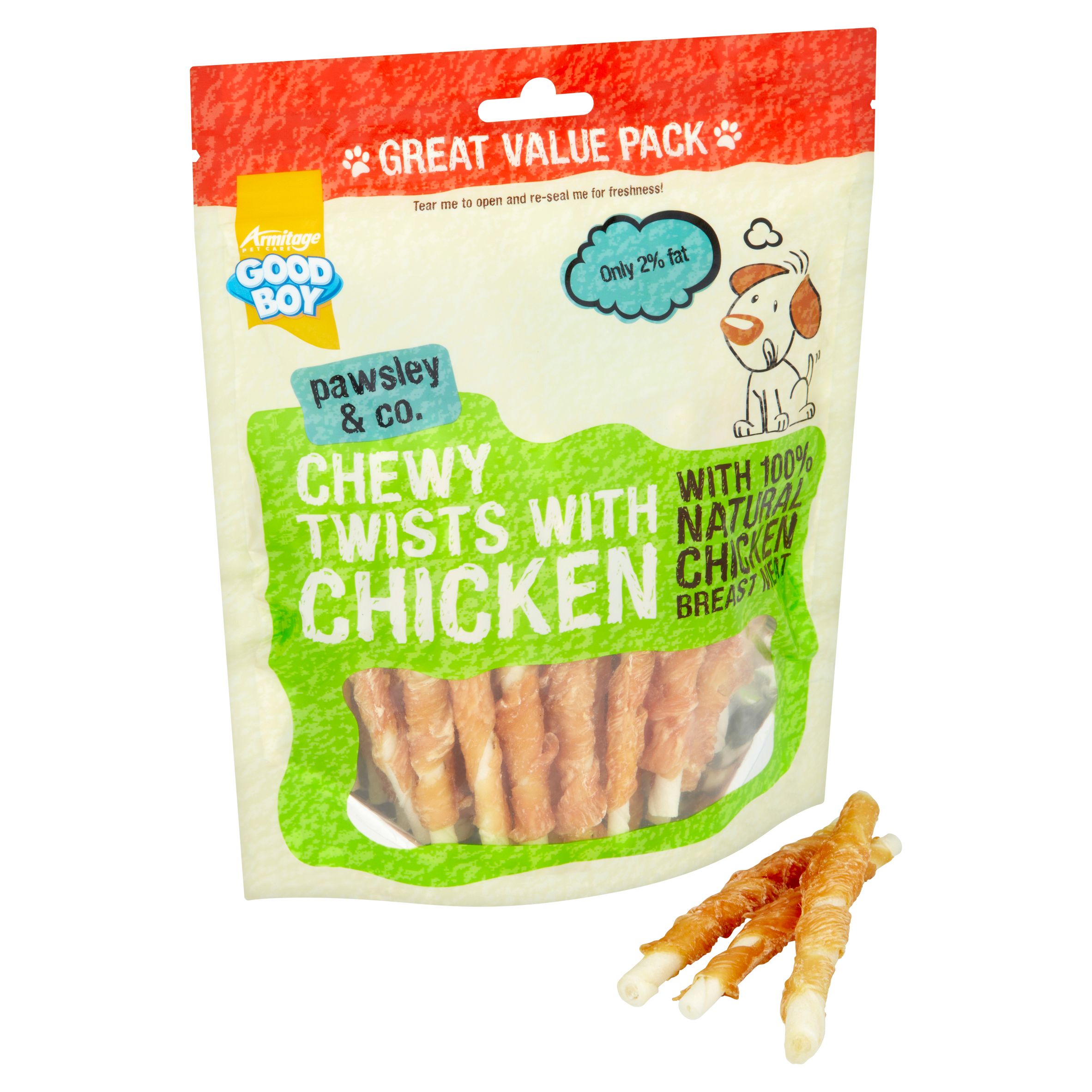 Good Boy Chewy Twists Chicken 5x320g