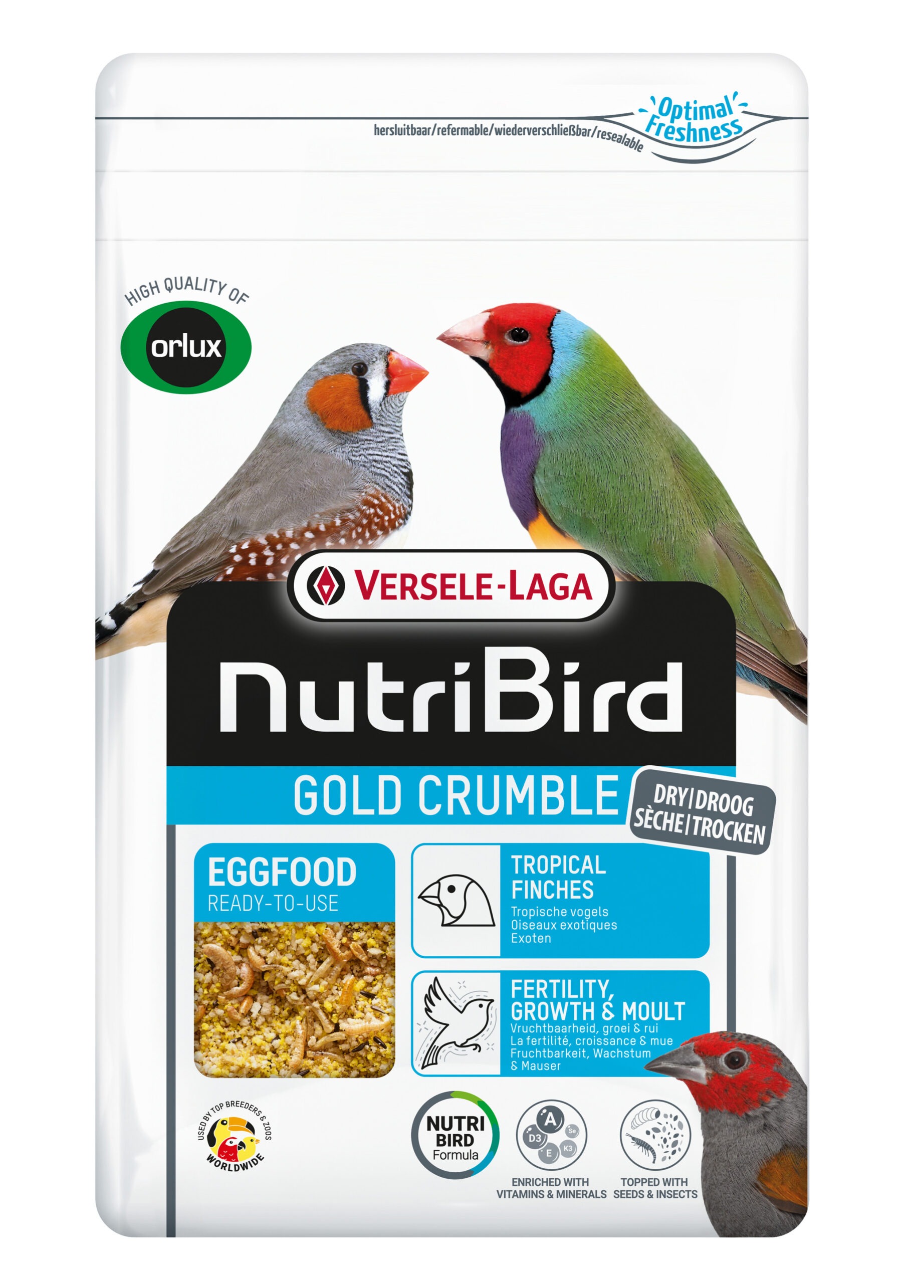 (Discontinued) VL NutriBird Gold Crumble Trop Finch 1kg