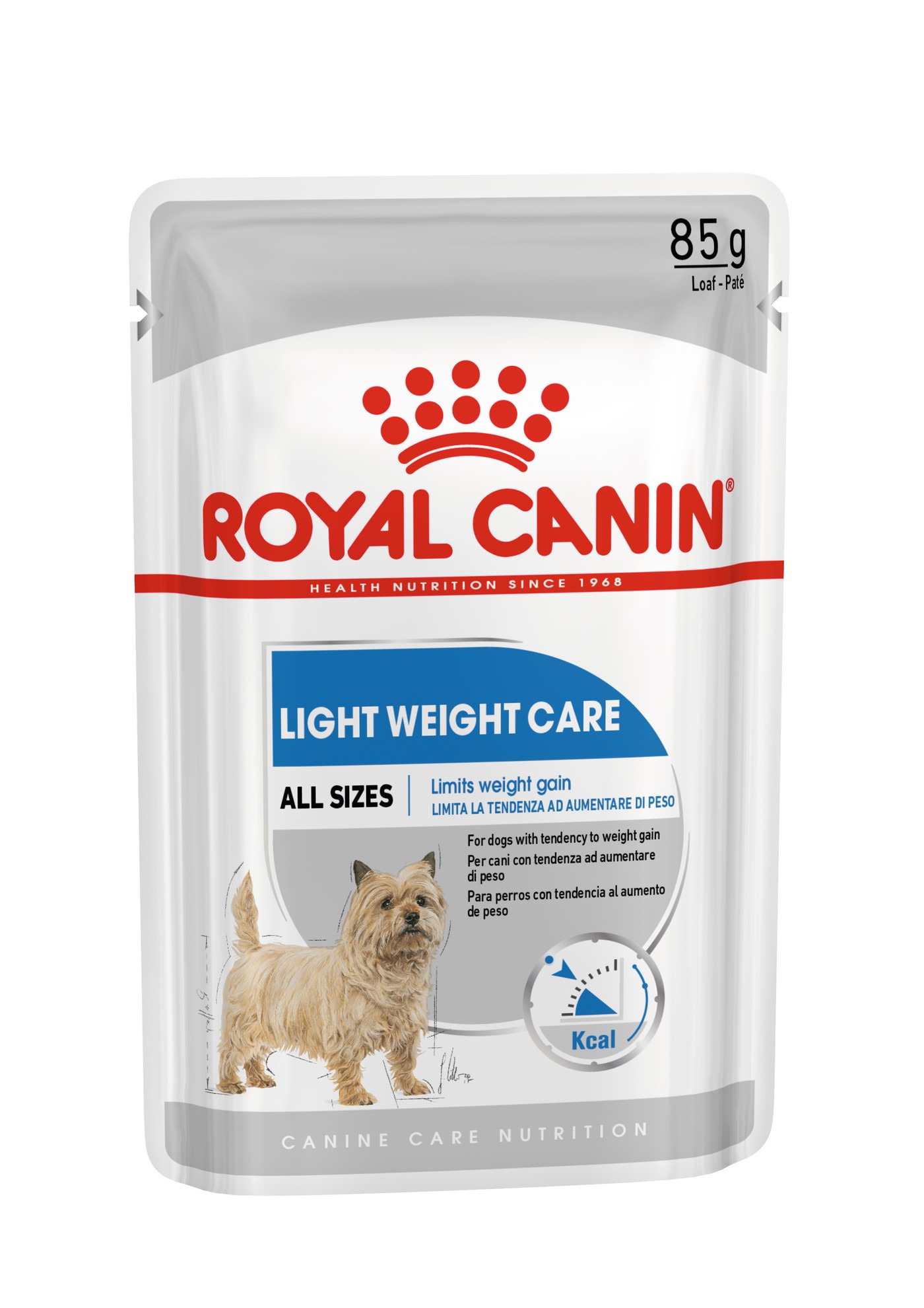 (Discontinued) RC Light Weight Care Pouches Dog 12x85g