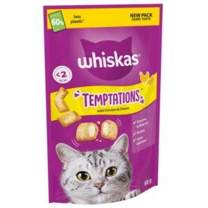 (Discontinued) Whiskas Temptations Chicken&Cheese 6x60g