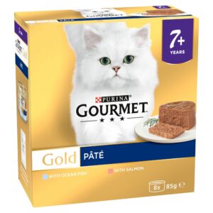 (Discontinued) Gourmet Gold Senior Pate Fish 6x8x85g