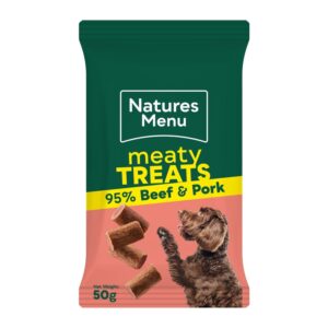 N/Menu Dog Meaty Treat Beef 12x50g