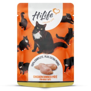 HiLife Cat Pch Chicken Dinner Pate18x70g