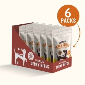 Vitalin Jerky Bites Chicken Treats 6x70g