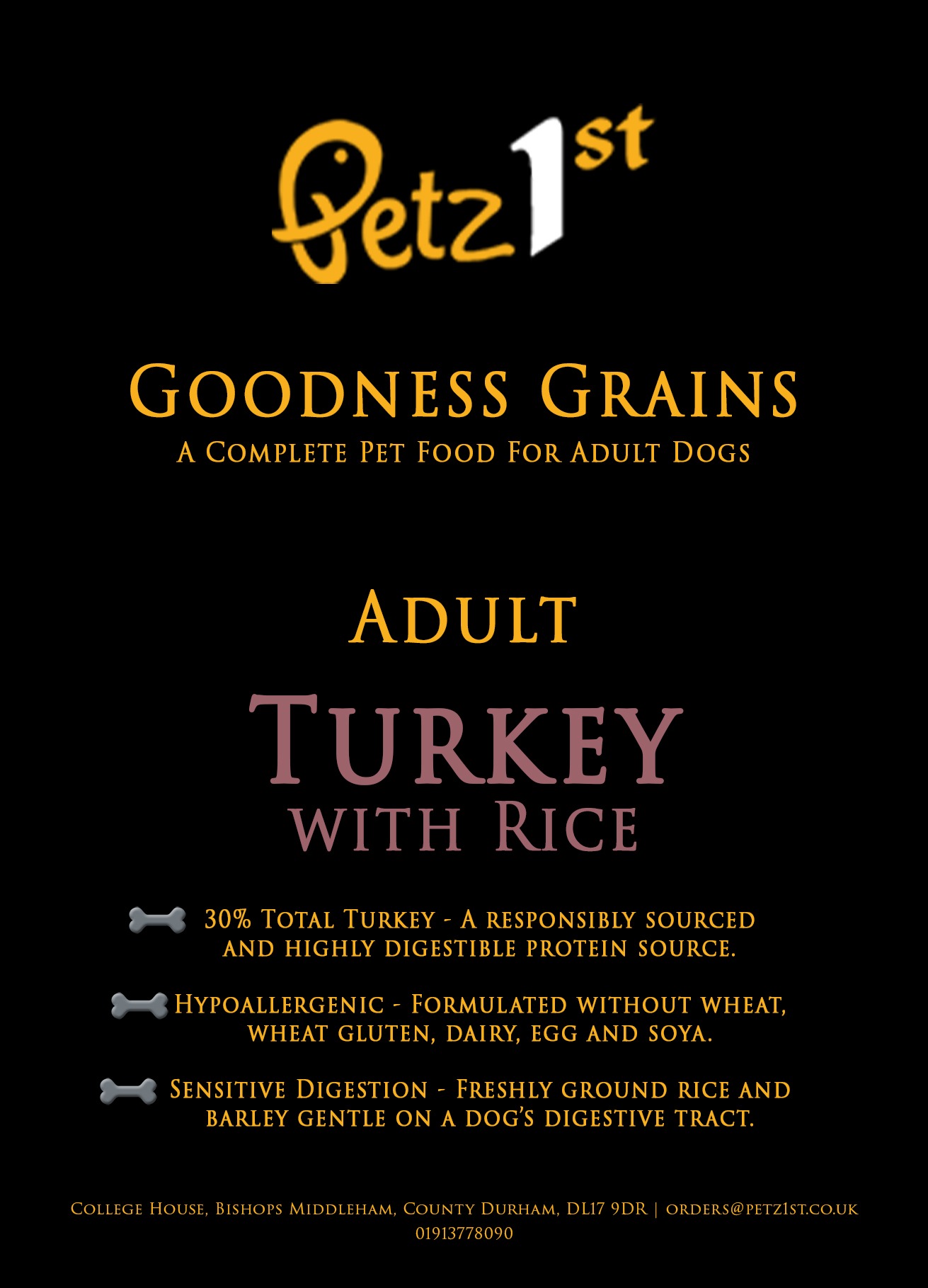 Goodness Grains Turkey With Rice Adult Dog