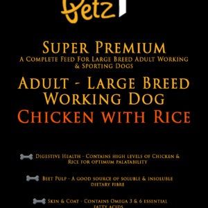 Super Premium Chicken and Rice Working Dog