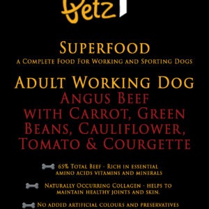 Superfood 65 Angus Beef Adult Working Dog